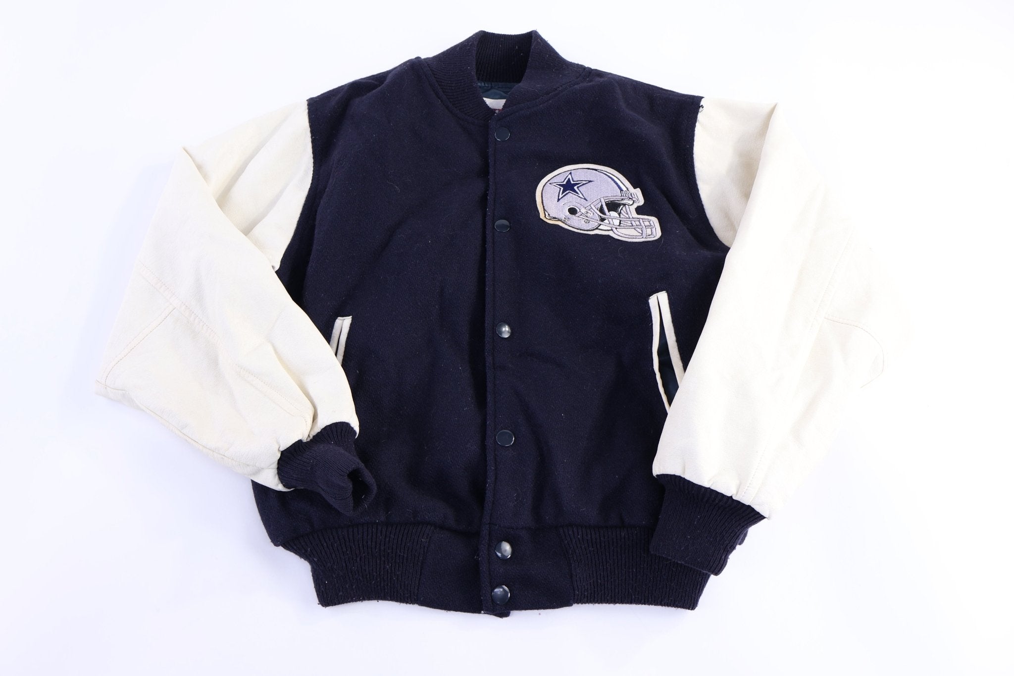 90's Dallas Cowboys Football Bomber Jacket - Jacket - Thrifted Threads