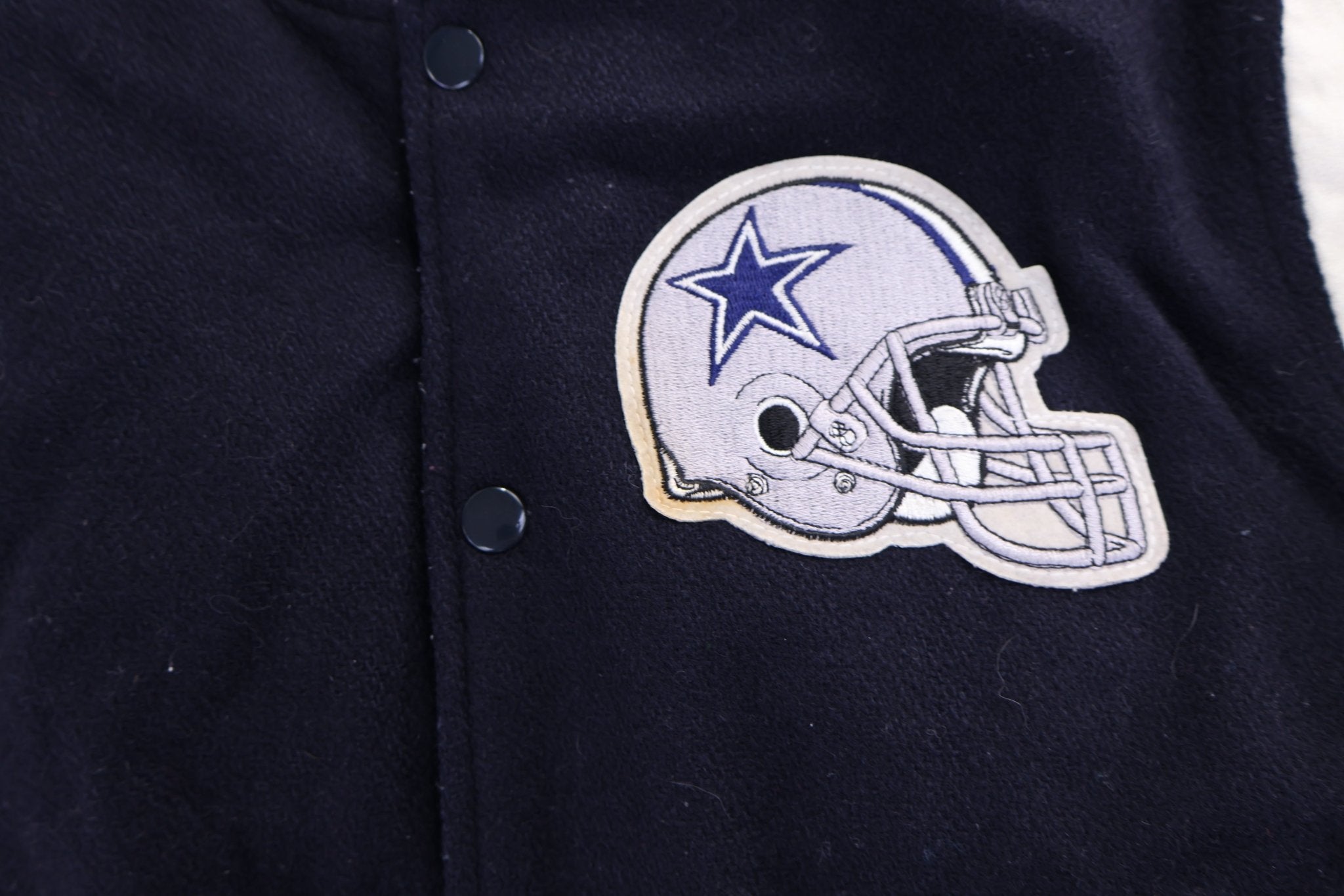 90's Dallas Cowboys Football Bomber Jacket - Jacket - Thrifted Threads