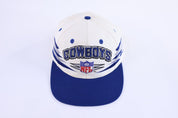 90's Dallas Cowboys Football Diamond Cut Snapback Hat - Hats - Thrifted Threads