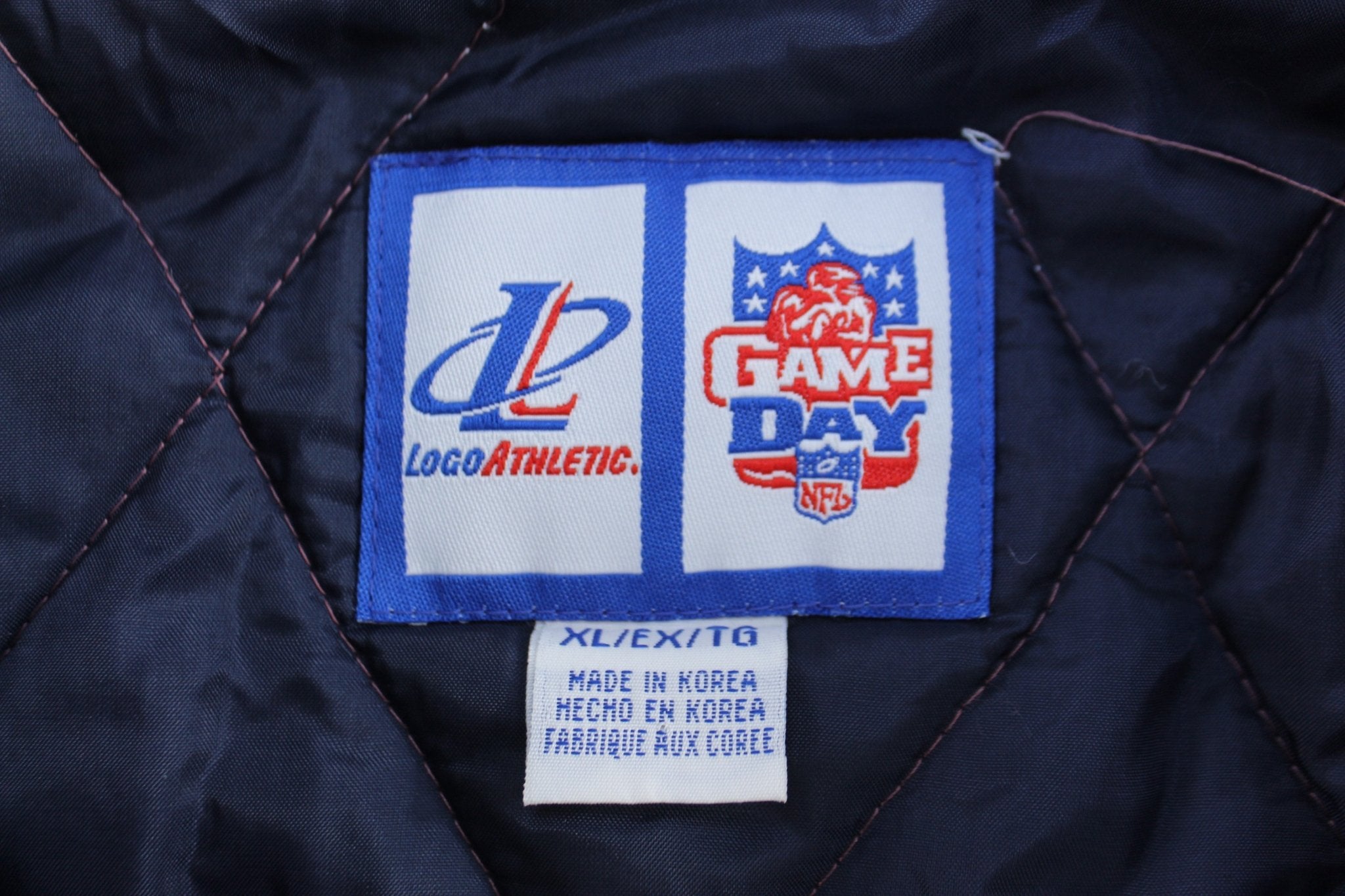90's Dallas Cowboys Football Embroidered LogoAthletic Zip Up Jacket - ThriftedThreads.com