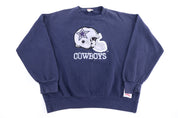 90's Dallas Cowboys Football Embroidered Sweatshirt - Sweatshirt - Thrifted Threads