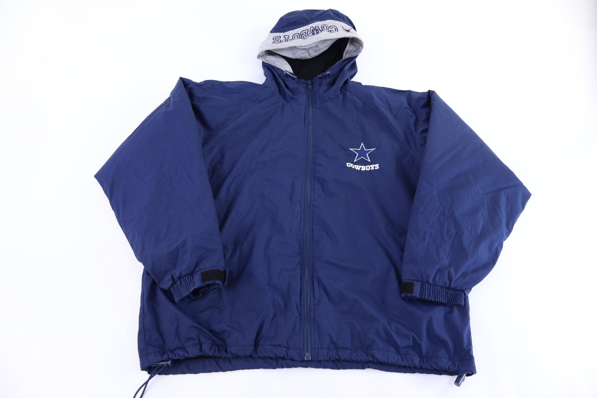 90's Dallas Cowboys Football Full Zip Jacket - Jacket - Thrifted Threads