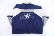 90's Dallas Cowboys Football Full Zip Jacket - Jacket - Thrifted Threads