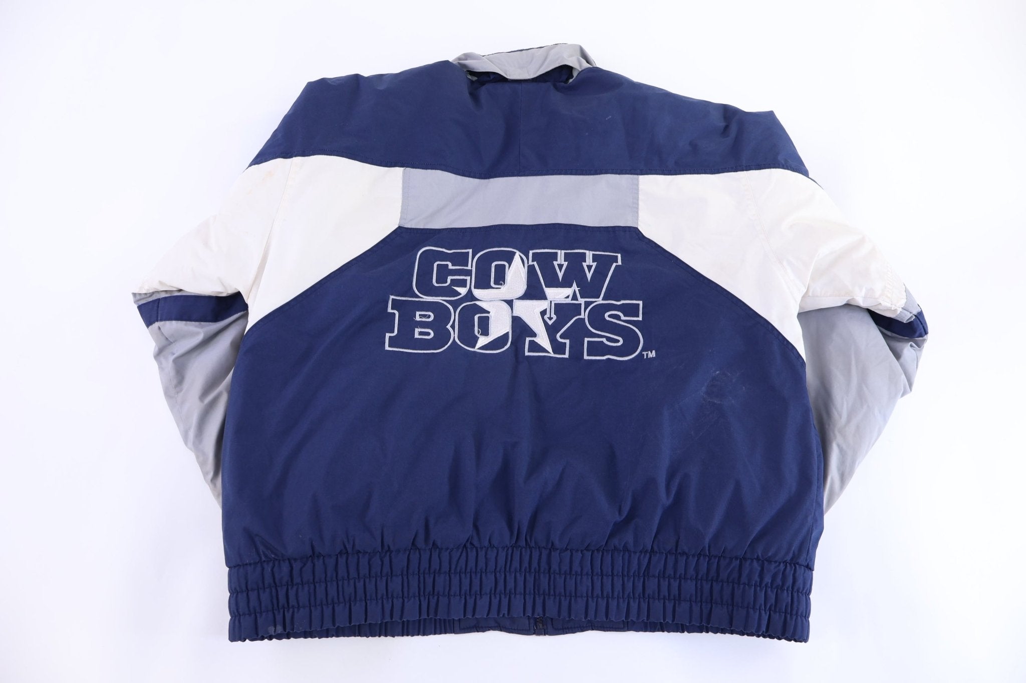 90's Dallas Cowboys Football Full Zip Jacket - Jacket - Thrifted Threads