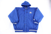 90's Dallas Cowboys Football Full Zip Puffer Jacket - Jacket - Thrifted Threads