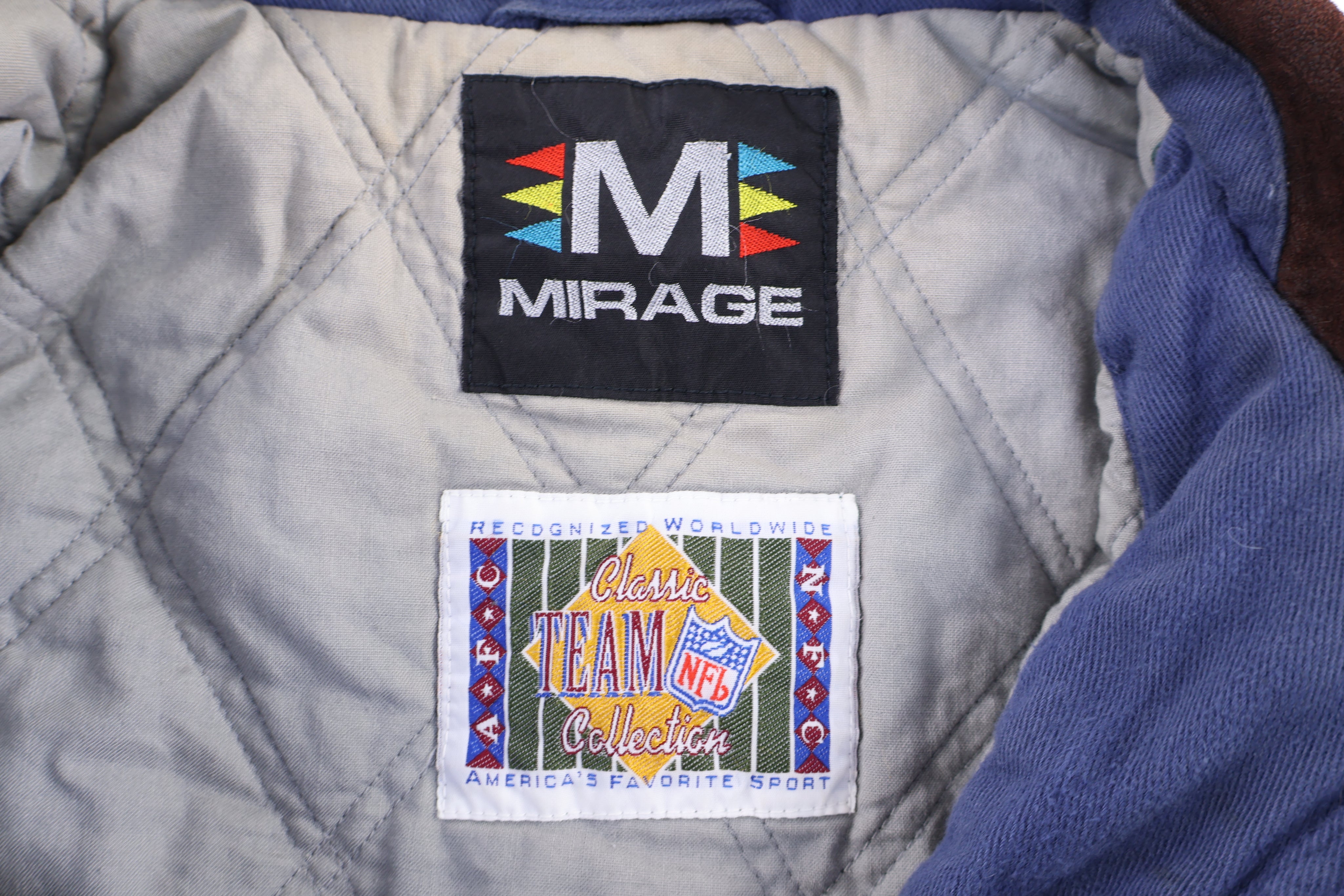 90's Dallas Cowboys Football Patches Jacket - Jacket - Thrifted Threads
