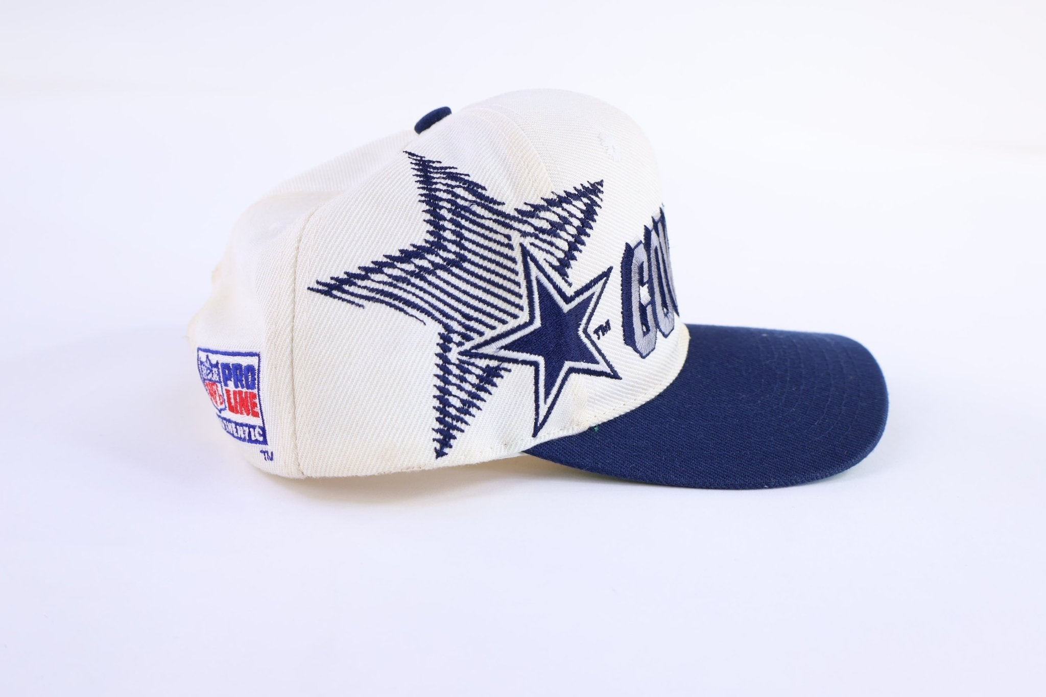90's Dallas Cowboys Football Shadow Snapback Hat - Hats - Thrifted Threads