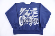 90's Dallas Cowboys Football Sweatshirt - Sweatshirt - Thrifted Threads