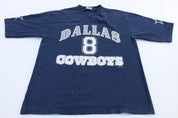 90's Dallas Cowboys Troy Aikman Jersey T-Shirt - ThriftedThreads.com