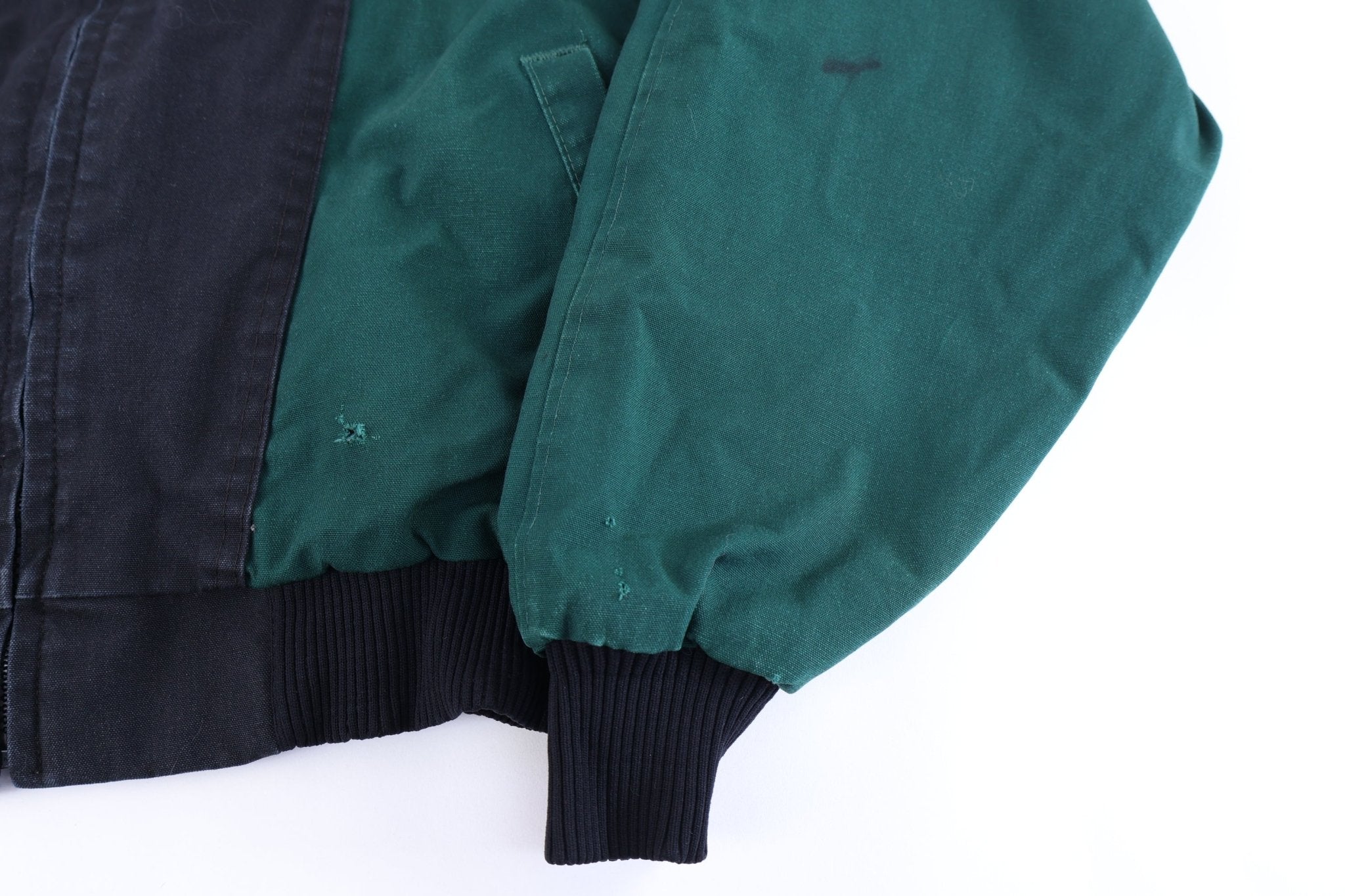 90's David James Black & Green Full Zip Jacket - Jacket - Thrifted Threads