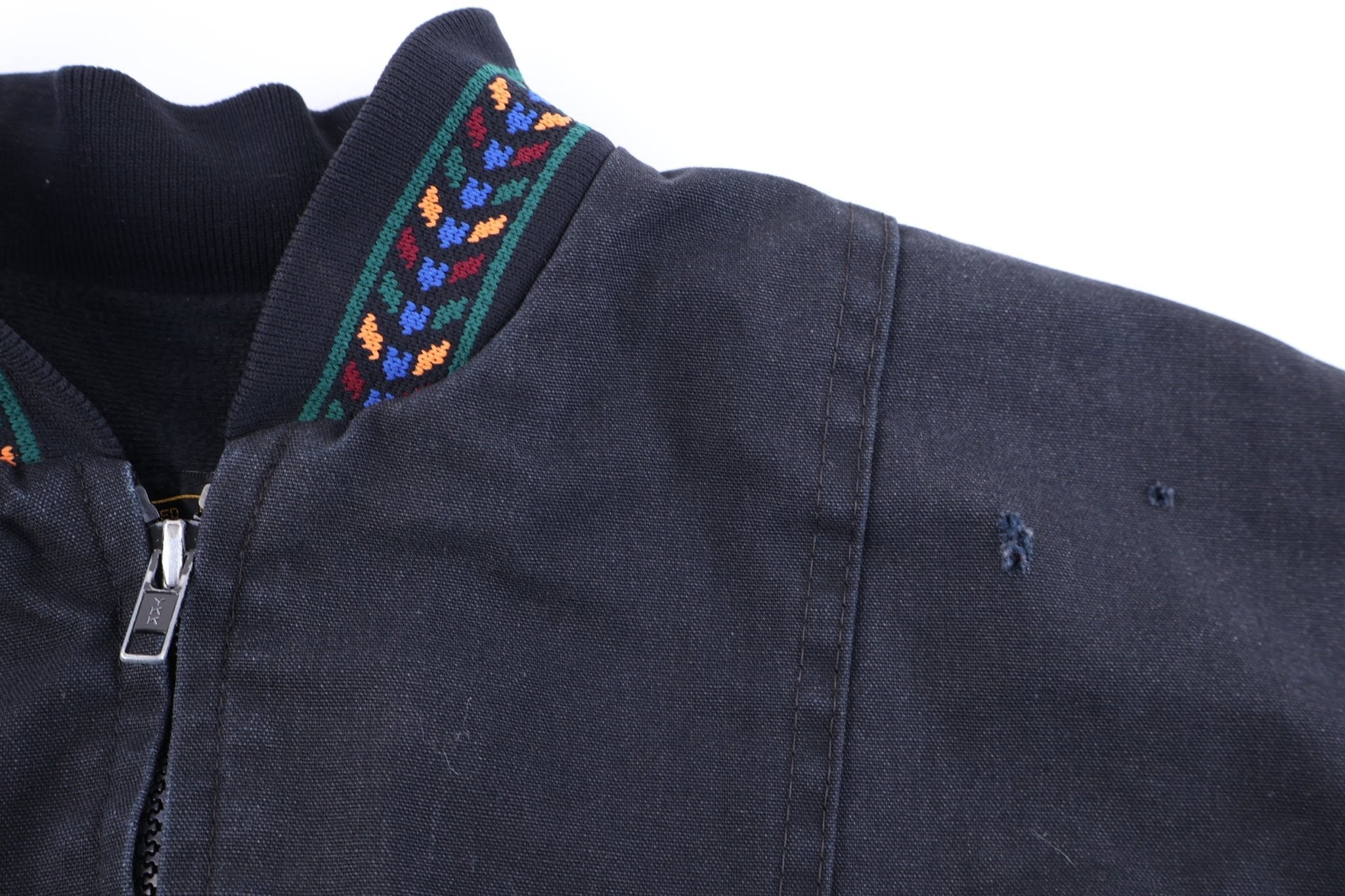 90's David James Black & Green Full Zip Jacket - Jacket - Thrifted Threads