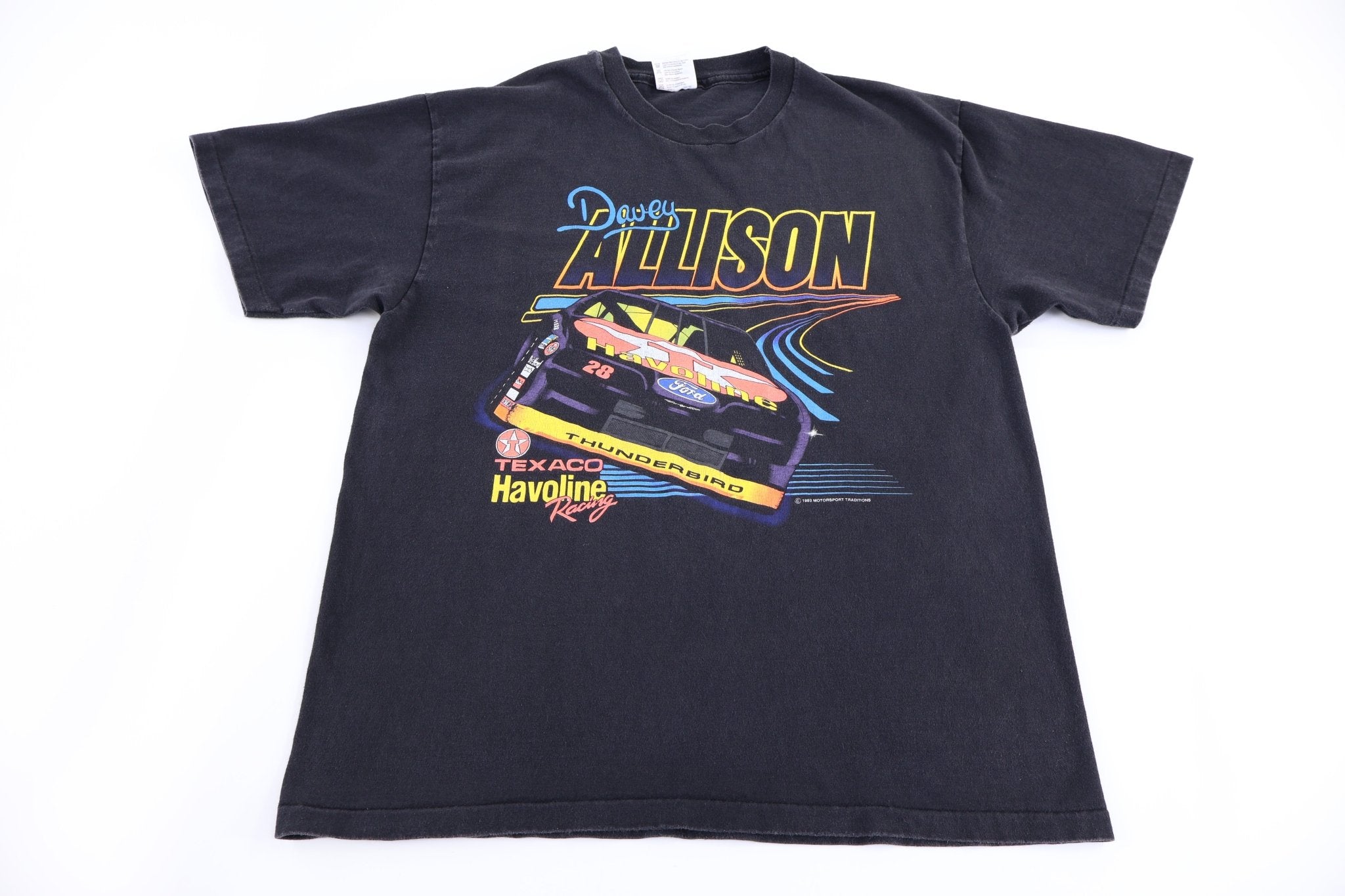 90's Davy Allison Racing Graphic T-shirt - Shirts & Tops - Thrifted Threads
