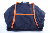 90's Denver Broncos Embroidered Logo Athletic Zip Up Jacket - ThriftedThreads.com
