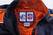 90's Denver Broncos Embroidered Logo Athletic Zip Up Jacket - ThriftedThreads.com
