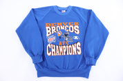 90's Denver Broncos Football Sweatshirt - Sweatshirt - Thrifted Threads