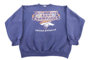 90's Denver Broncos Football Sweatshirt - Sweatshirt - Thrifted Threads