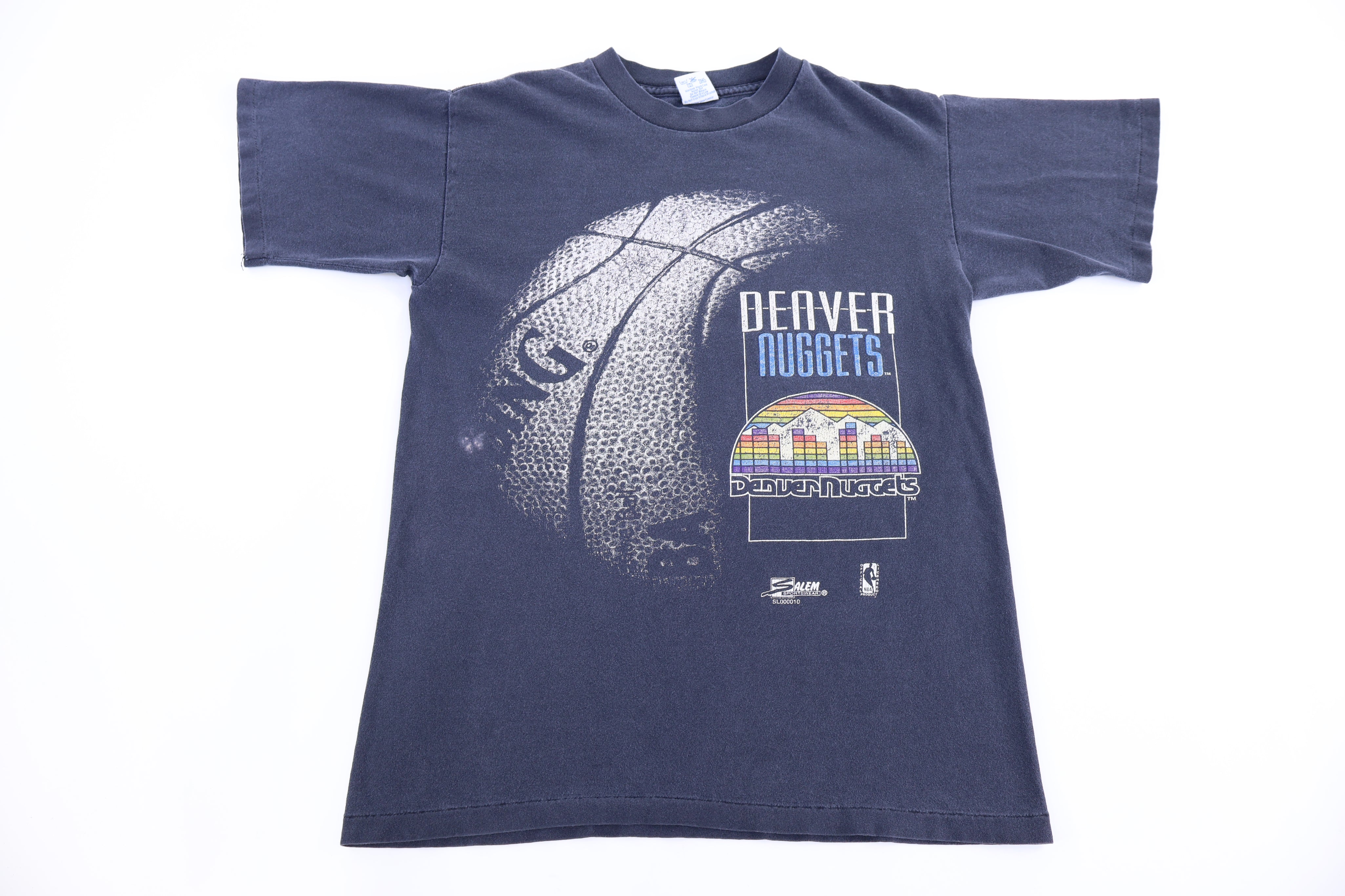 90's Denver Nuggets Basketball T-shirt - Shirts & Tops - Thrifted Threads