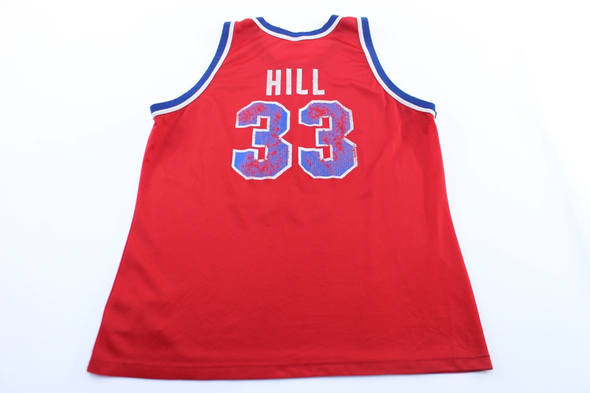 90's Detroit Pistons Grant Hill Champion Basketball Jersey - ThriftedThreads.com