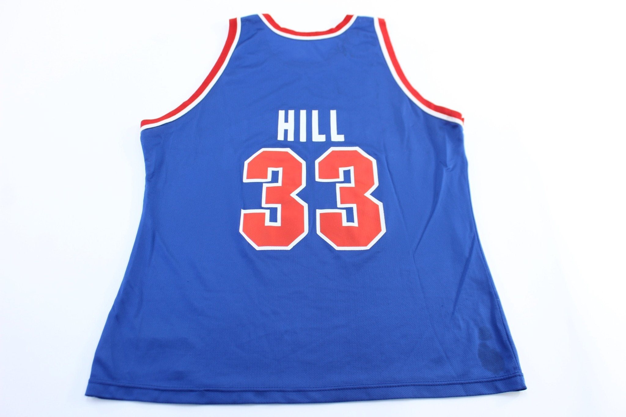 90's Detroit Pistons Grant Hill Champion Basketball Jersey - ThriftedThreads.com