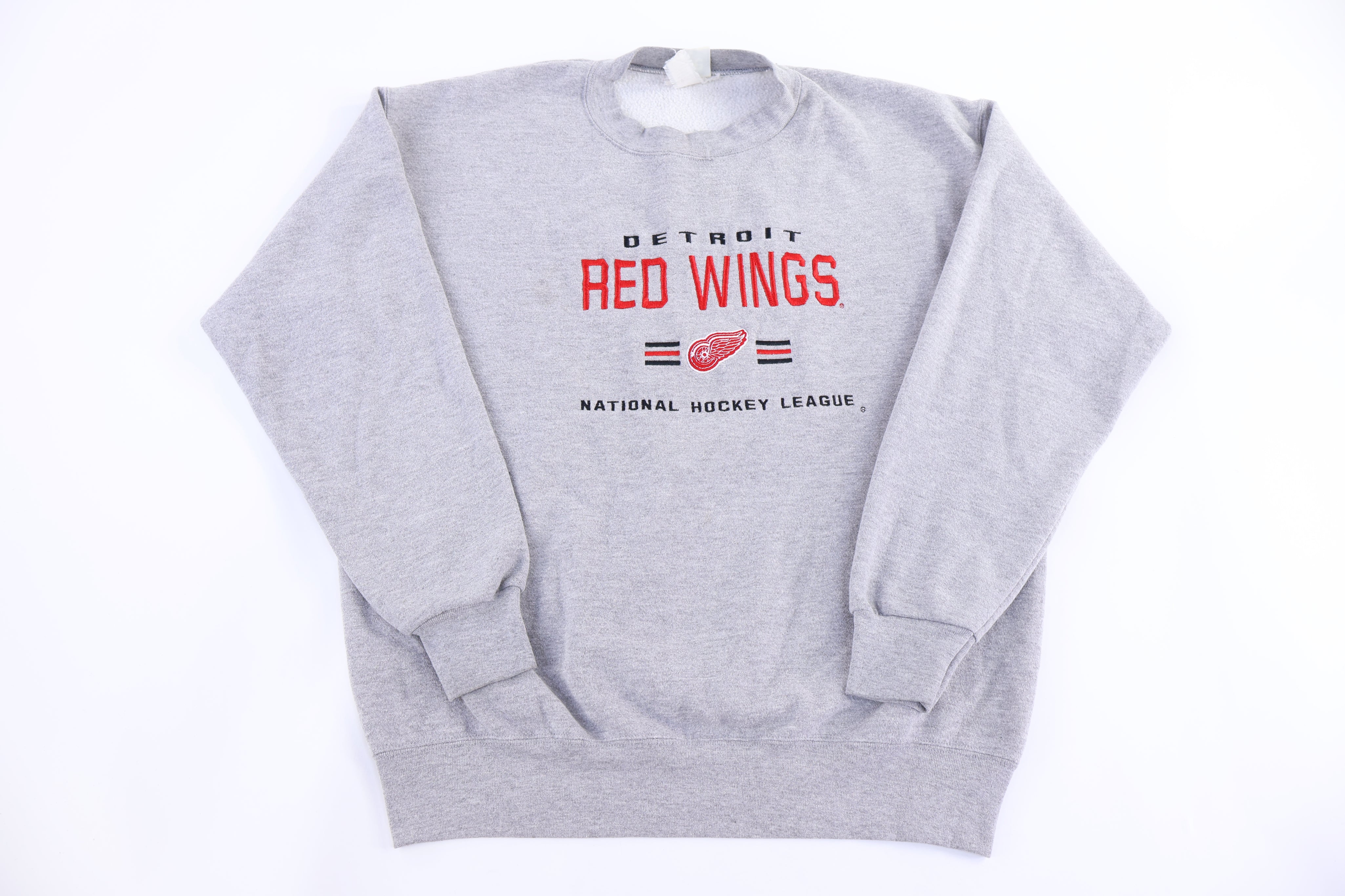90's Detroit Red Wings Hockey Sweatshirt - Sweatshirt - Thrifted Threads