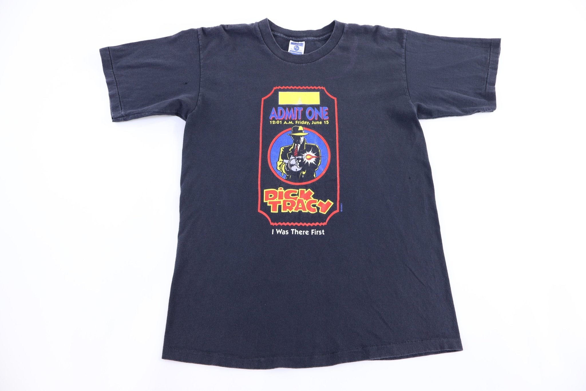 90's Dick Tracy Admit One Graphic T-shirt - Shirts & Tops - Thrifted Threads