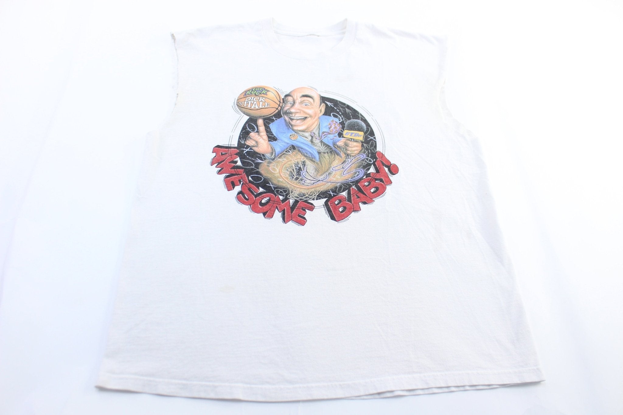 90's Dick Vitale The Rock Awesome Baby Tank Top - ThriftedThreads.com