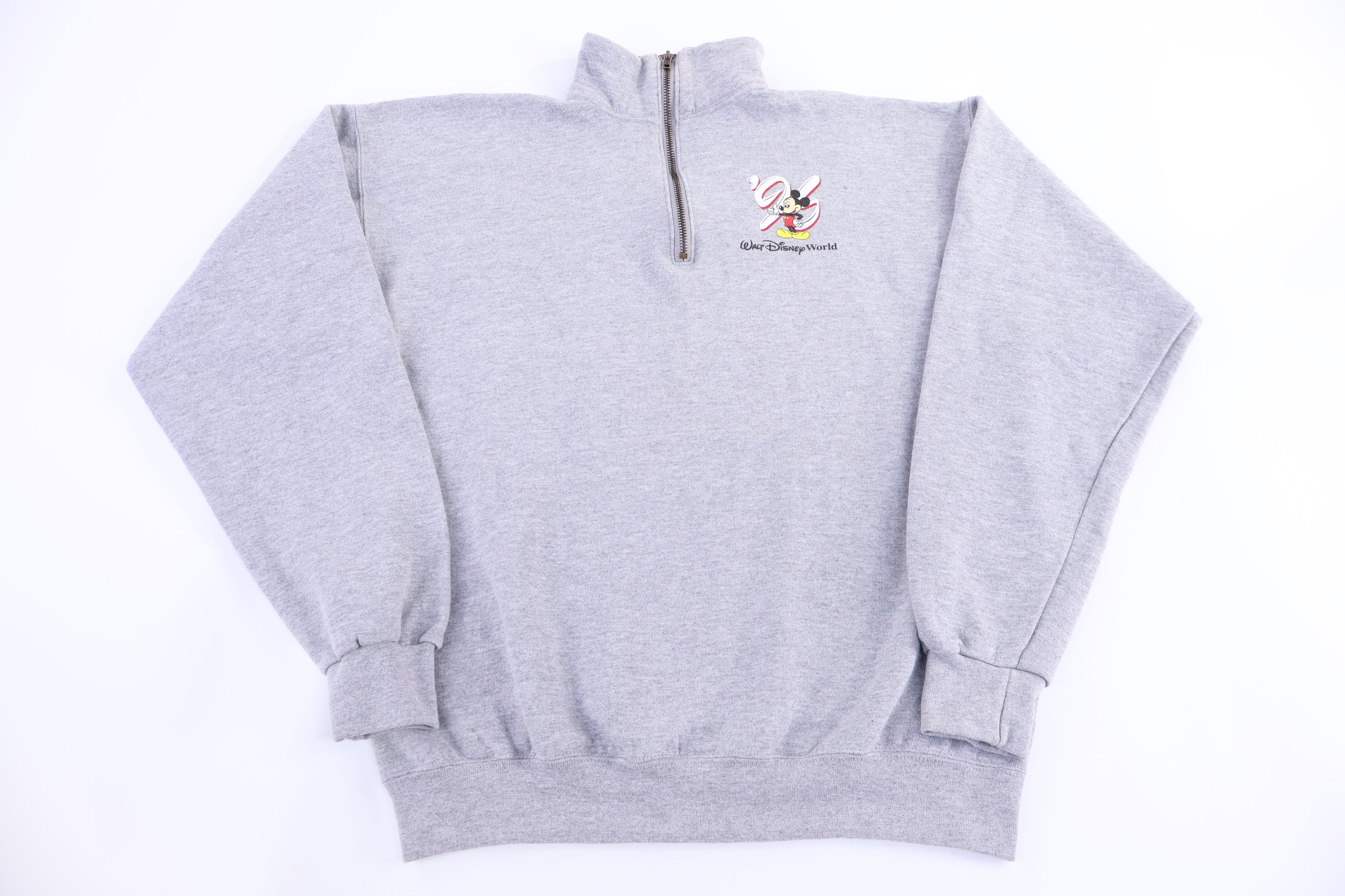 90's Disney Designs Quarter Zip Pullover - Sweatshirt - Thrifted Threads