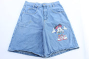 90's Disney Mickey Mouse Denim Shorts - ThriftedThreads.com
