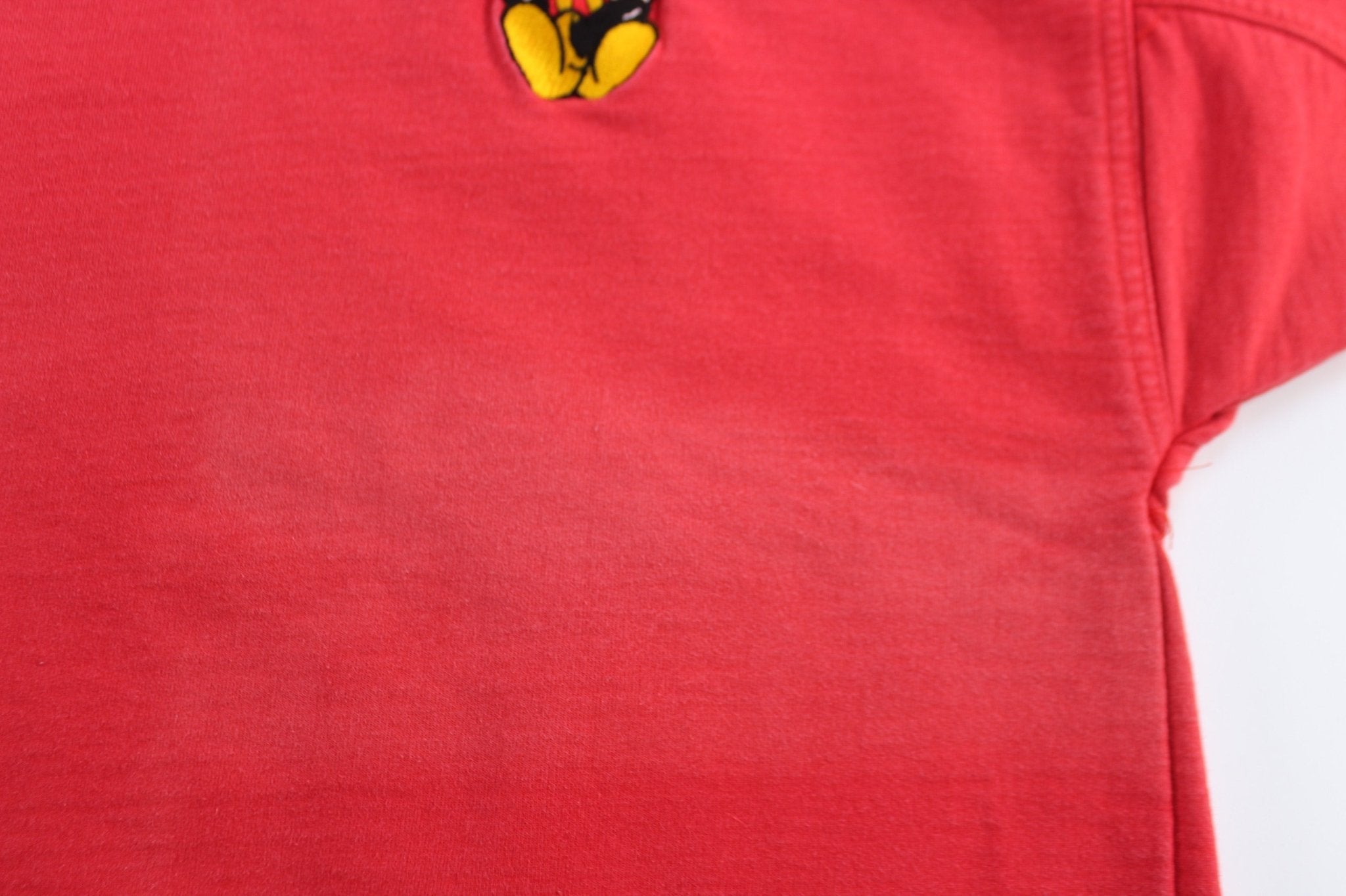 90's Disney Mickey Mouse Embroidered Sweatshirt - ThriftedThreads.com
