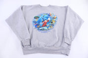 90's Disney Mickey Mouse Graphic Sweatshirt - Sweatshirt - Thrifted Threads