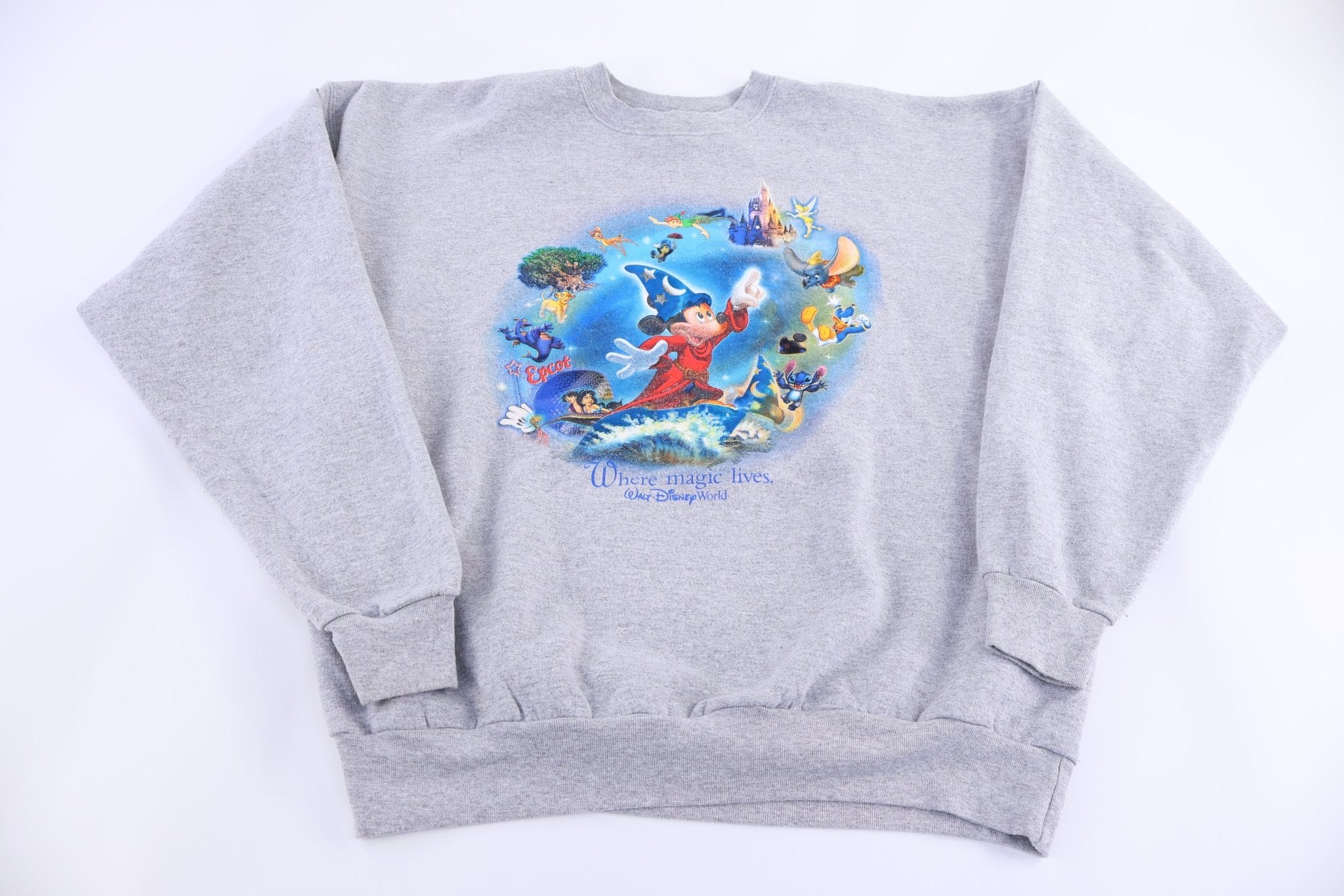 90's Disney Mickey Mouse Graphic Sweatshirt - Sweatshirt - Thrifted Threads