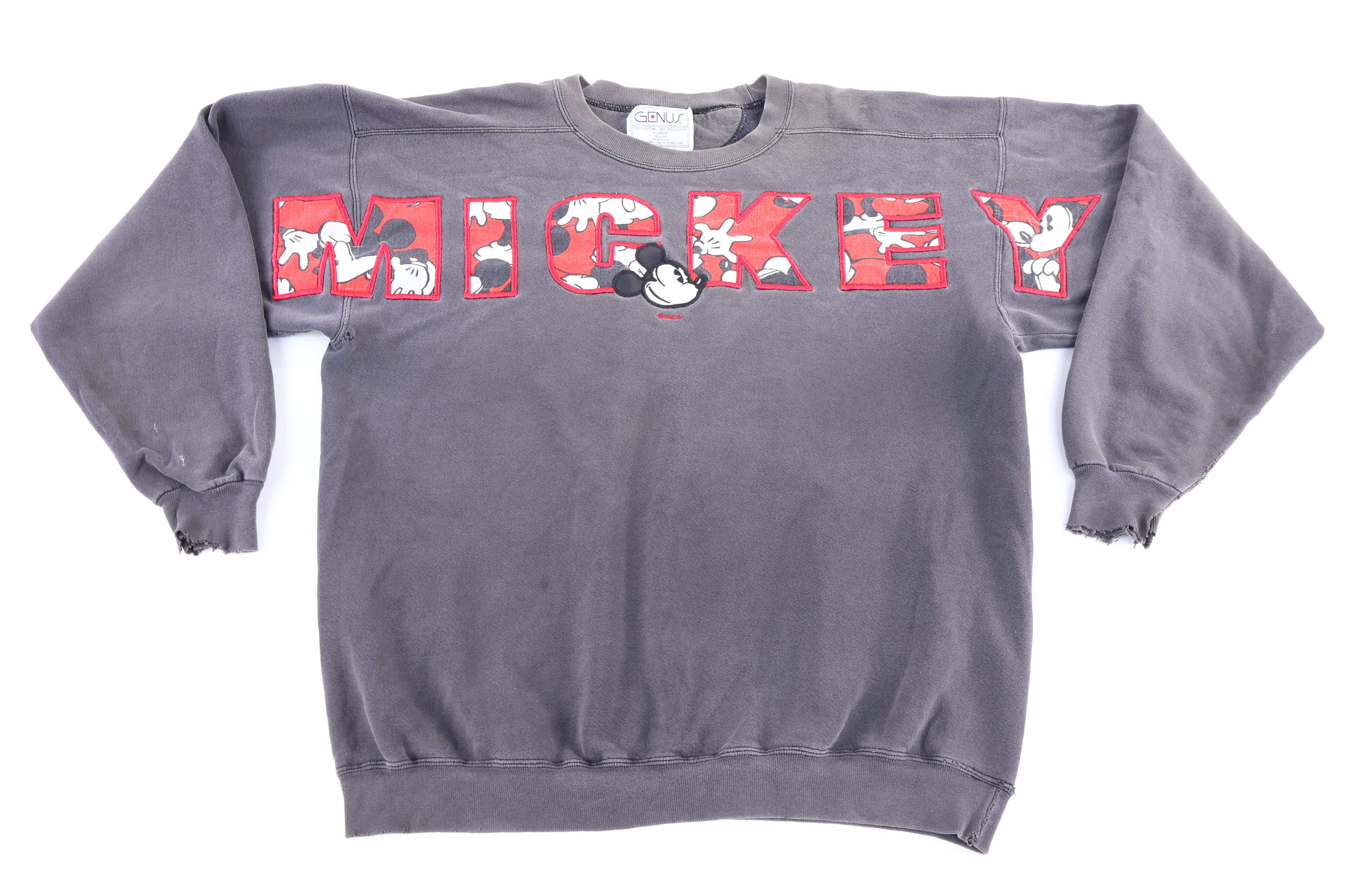 90's Disney Mickey Mouse Graphic Sweatshirt - Sweatshirt - Thrifted Threads