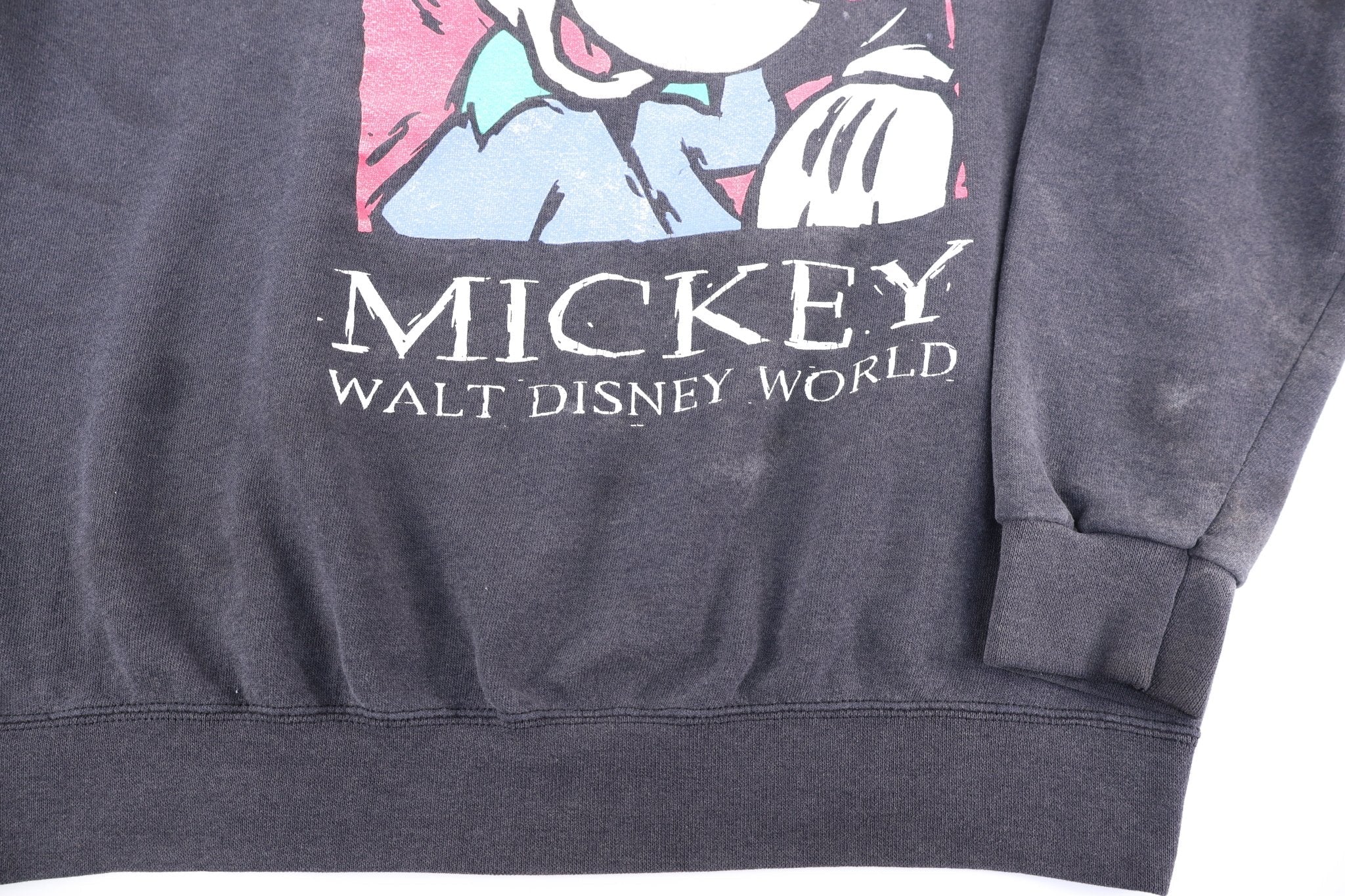90's Disney Mickey Mouse Graphic Sweatshirt - Sweatshirt - Thrifted Threads