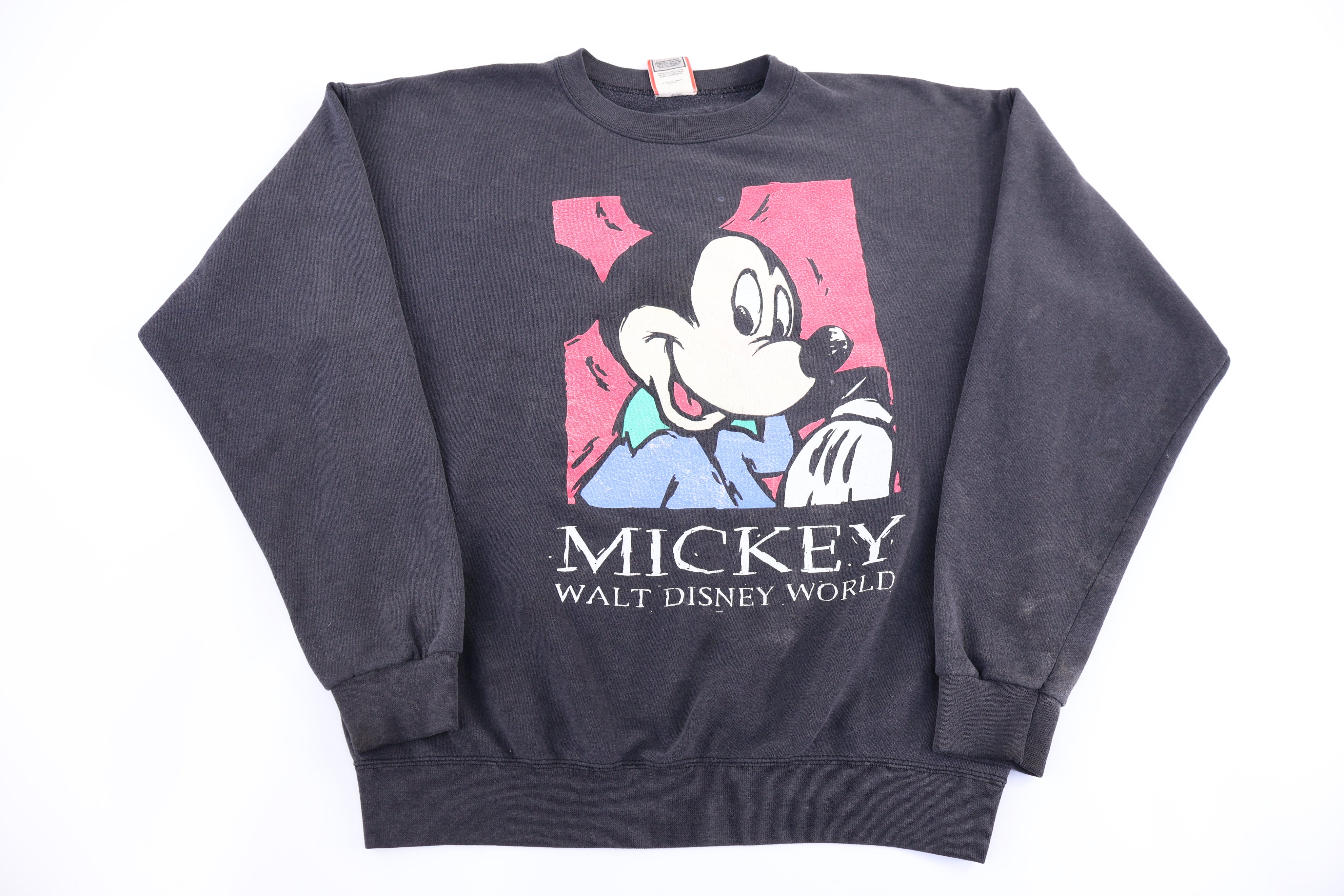 90's Disney Mickey Mouse Graphic Sweatshirt - Sweatshirt - Thrifted Threads