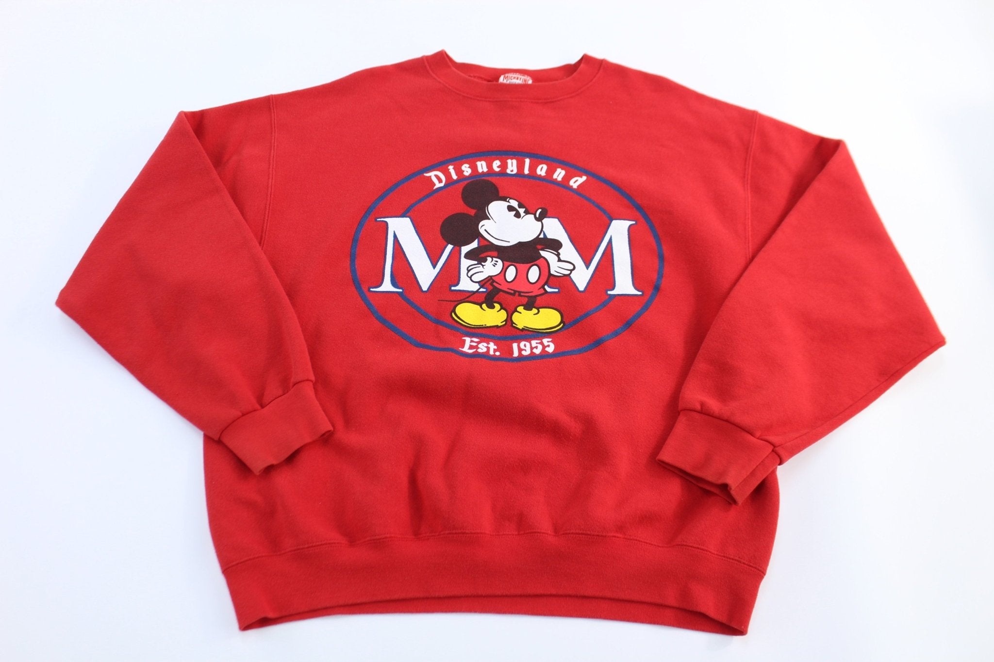 90's Disneyland Mickey Mouse Graphic Sweatshirt - ThriftedThreads.com