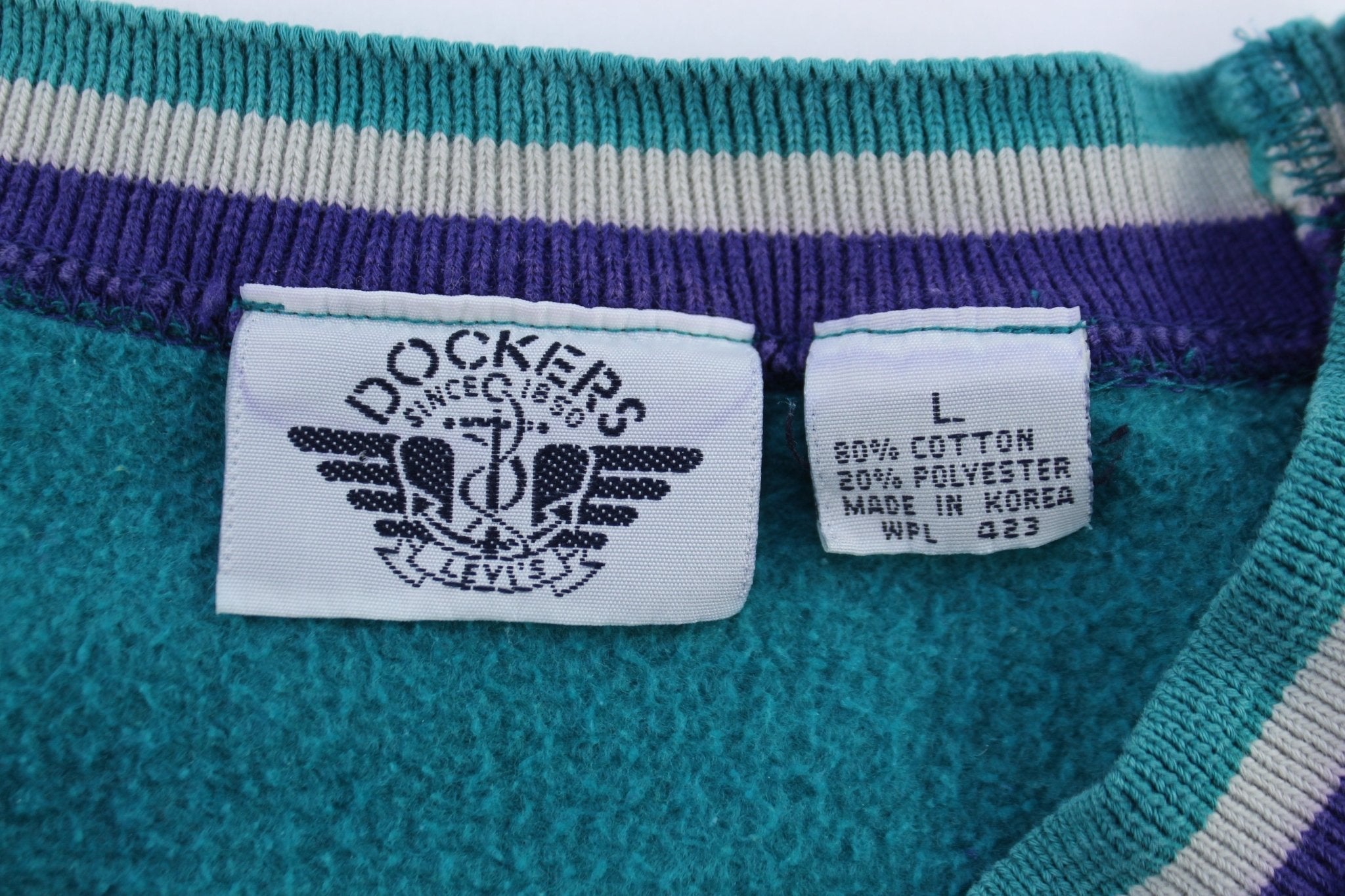 90's Docker's Graphic Sweatshirt - Sweatshirt - Thrifted Threads