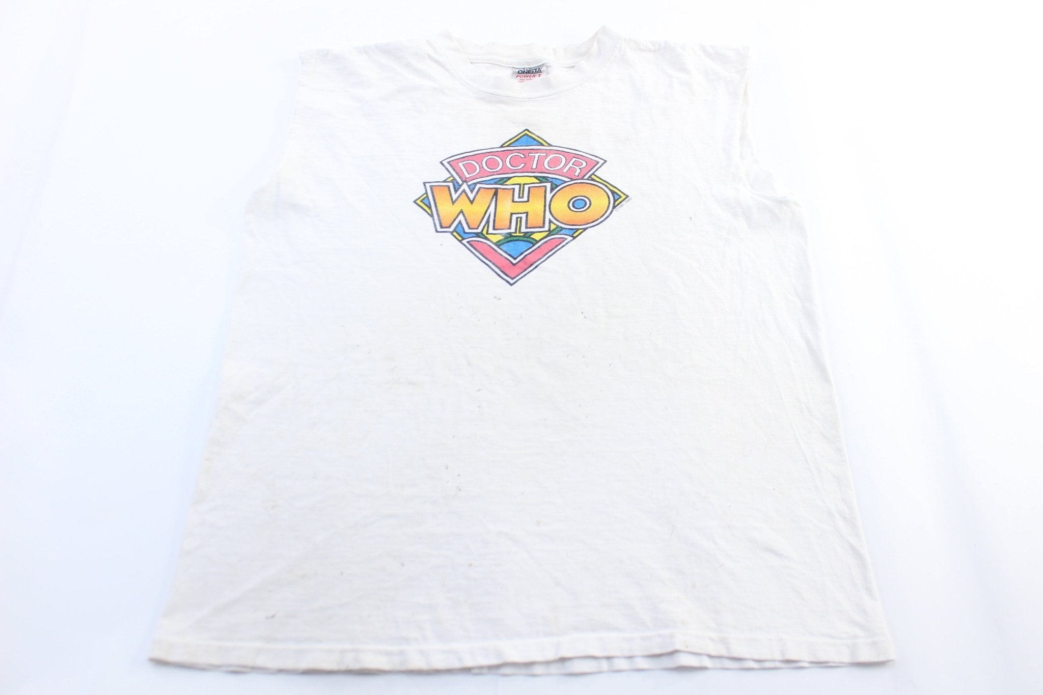 90's Doctor Who Tank Top - ThriftedThreads.com