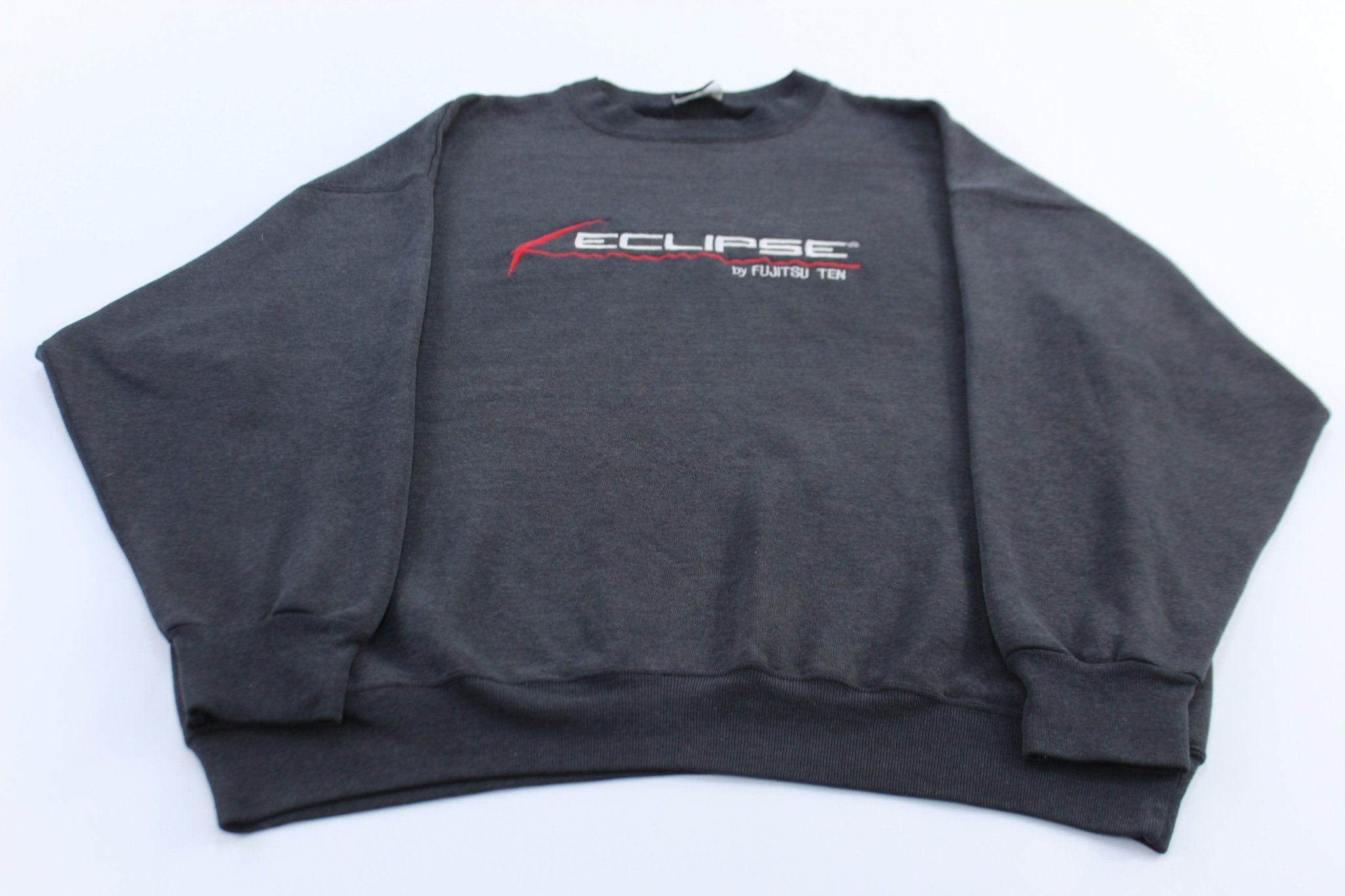 90's Eclipse by Fujitsu Ten Embroidered Sweatshirt - ThriftedThreads.com
