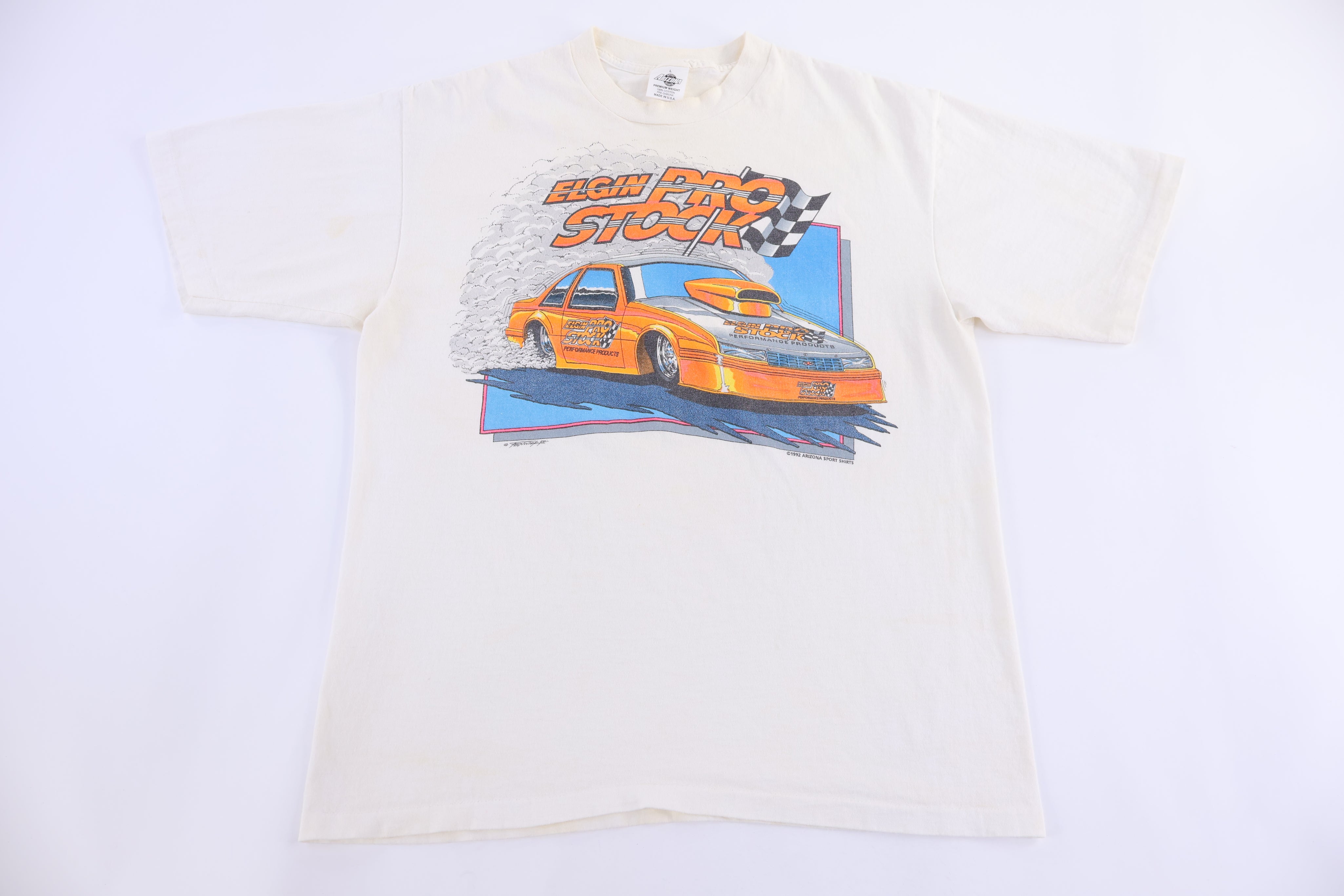 90's Elgin Pro Stock Racing T-shirt - Shirts & Tops - Thrifted Threads