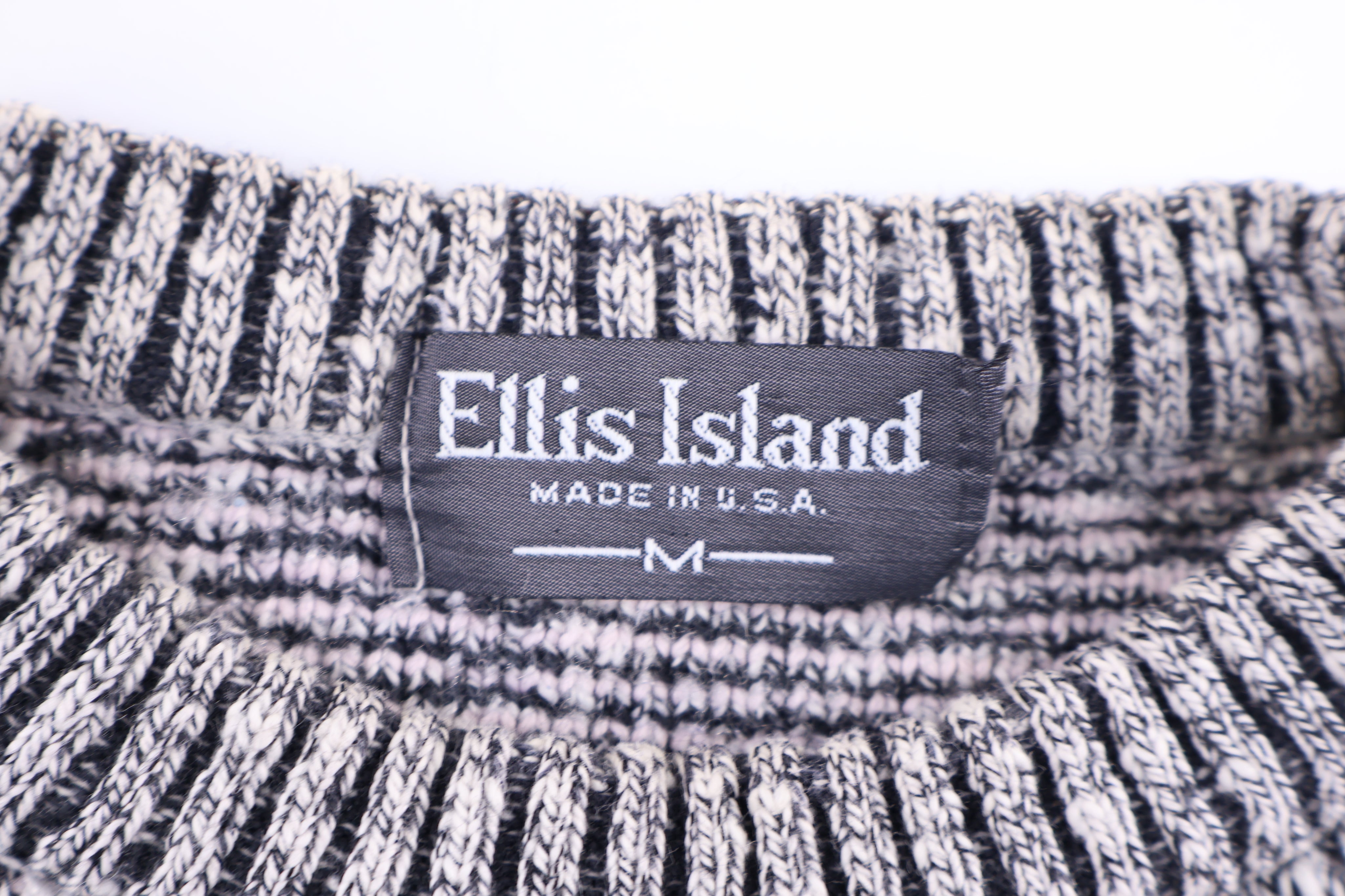 90's Ellis Island Multipattern Knit Sweater - Sweater - Thrifted Threads