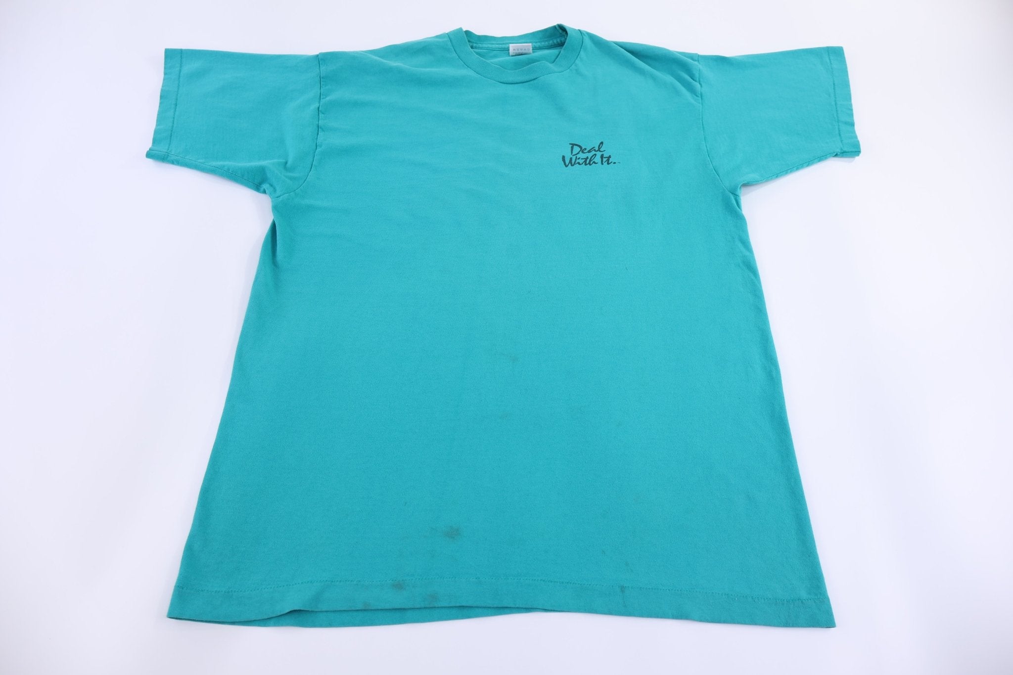 90's Elvis Is Dead Deal With It T-shirt - Shirts & Tops - Thrifted Threads