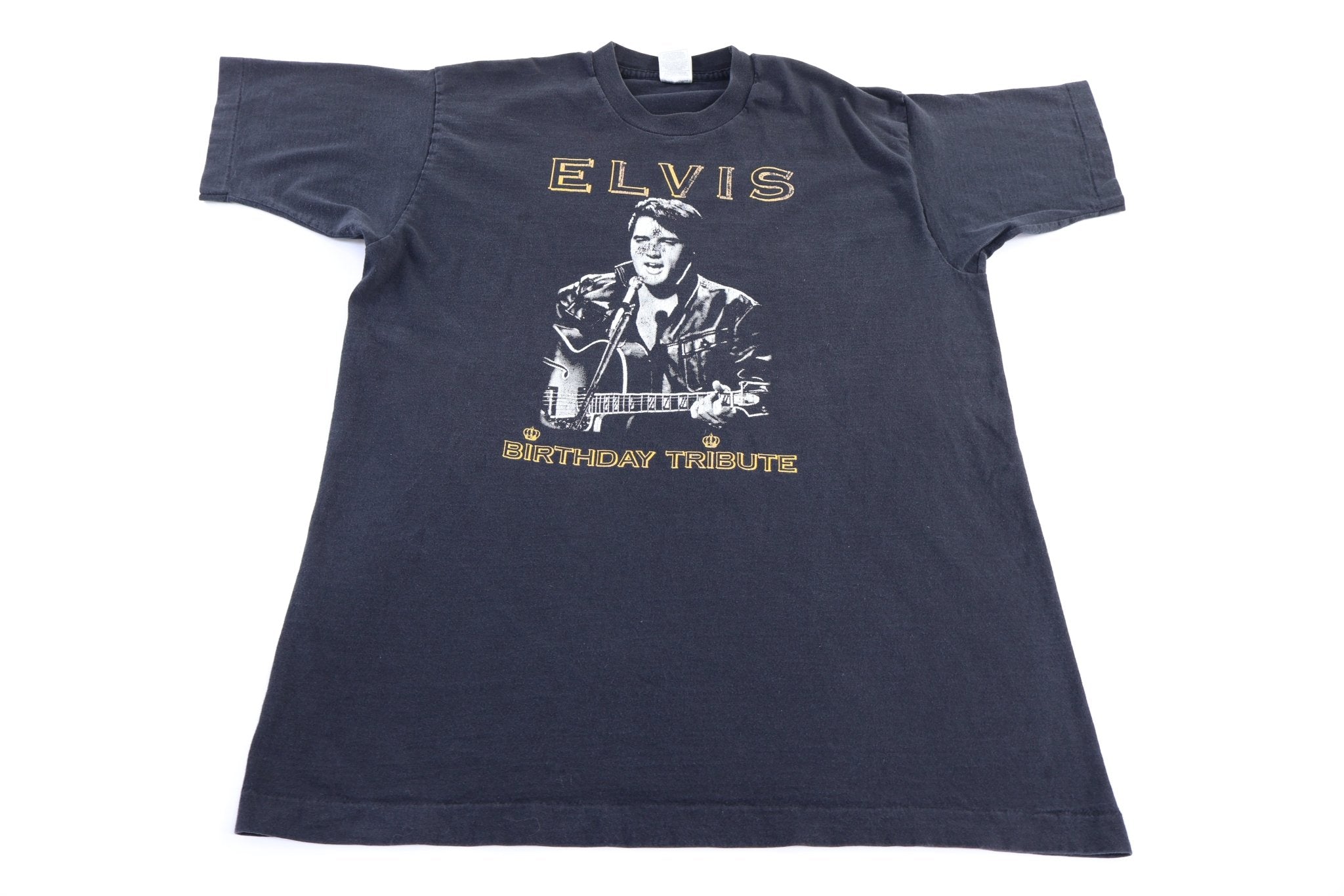 90's Elvis Presley Birthday Tribute T-shirt - Shirts & Tops - Thrifted Threads