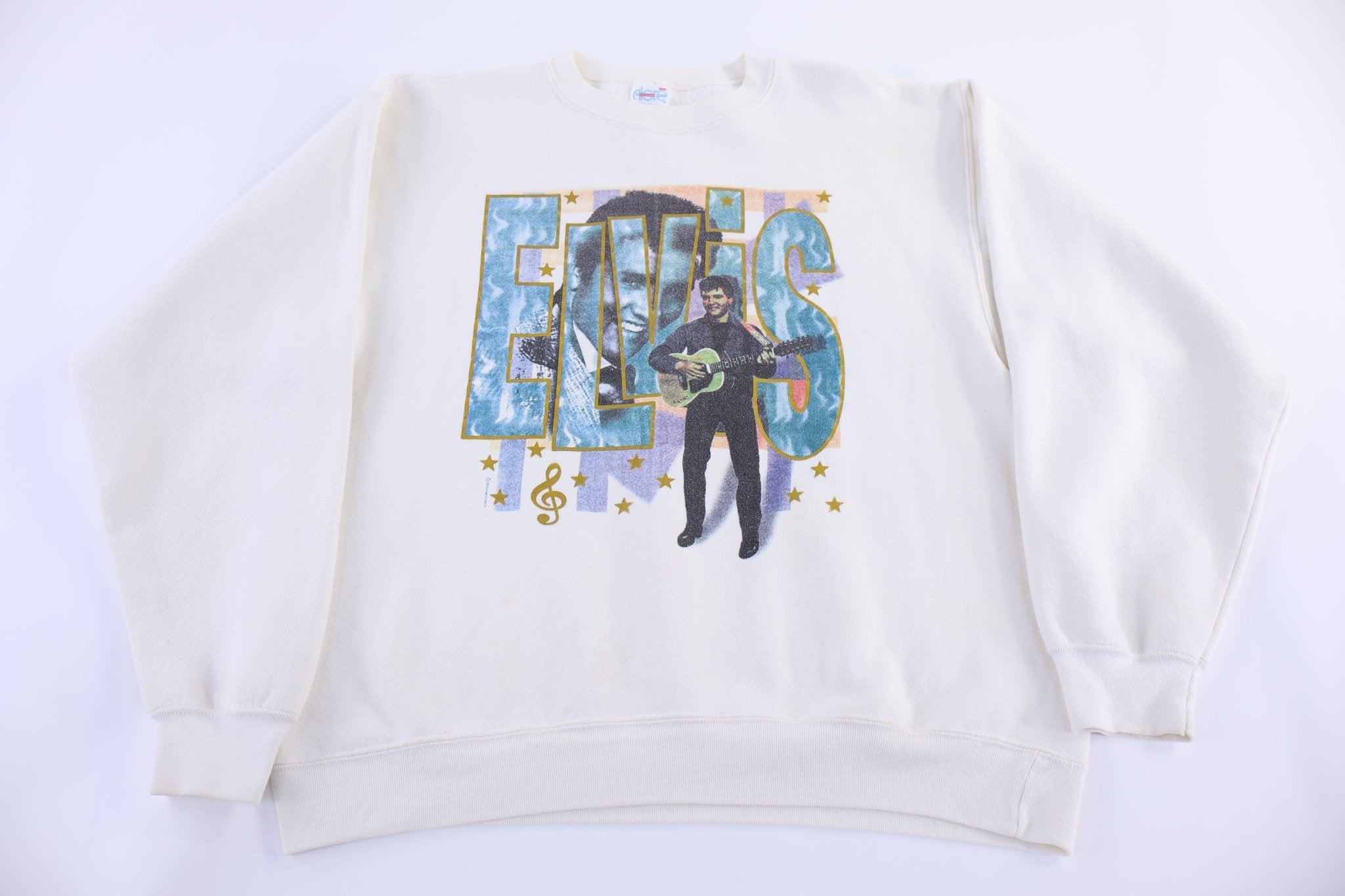90's Elvis Presley Graphic Sweatshirt - Sweatshirt - Thrifted Threads