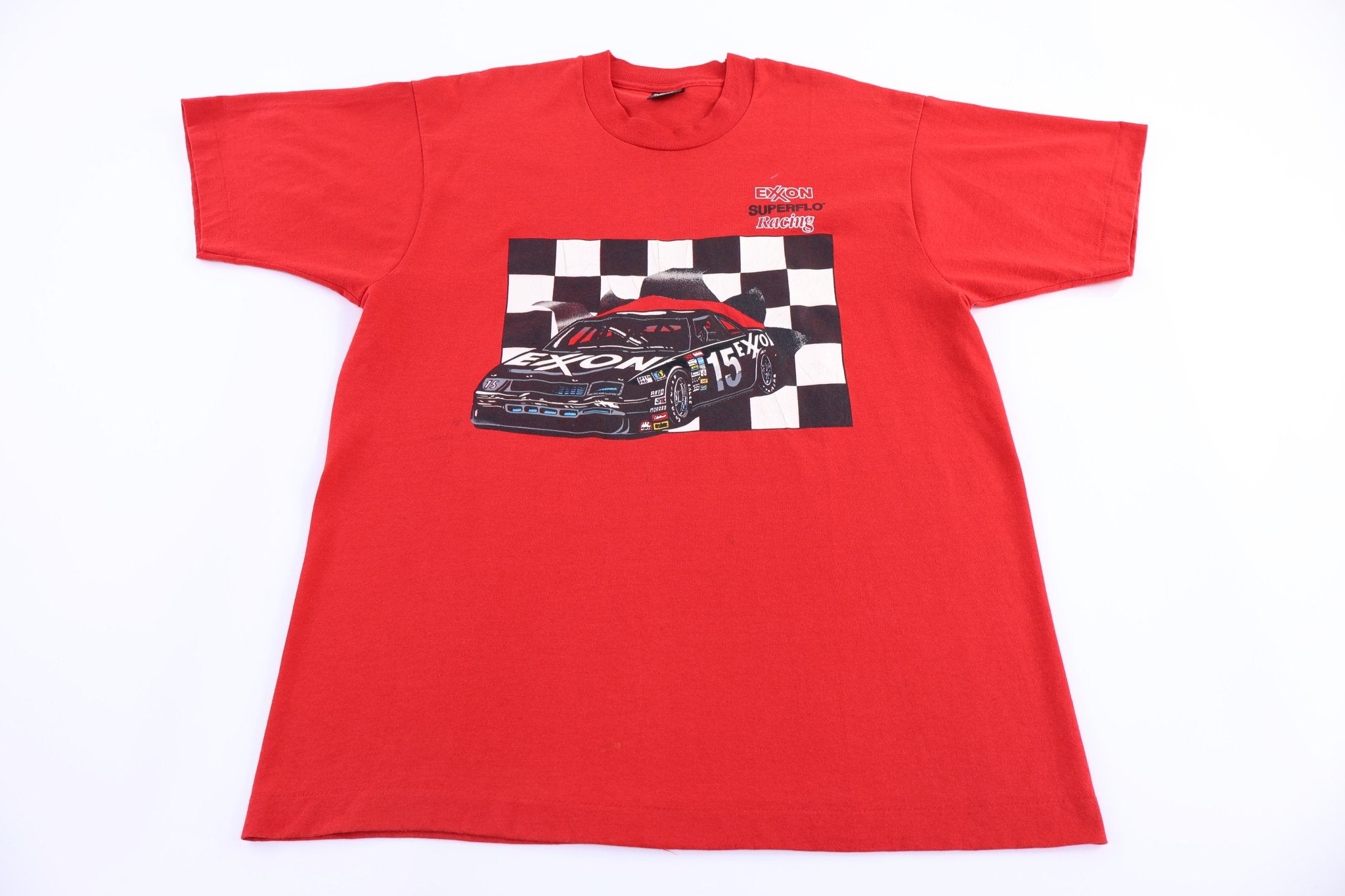90's Exxon Superflo Racing T-shirt - Shirts & Tops - Thrifted Threads