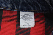 90's Faded Glory Buffalo Lined Denim Jacket - Jackets - Thrifted Threads