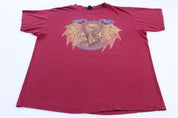 90's Fashion Victim Courtney Davis Dragon Graphic T-shirt - ThriftedThreads.com