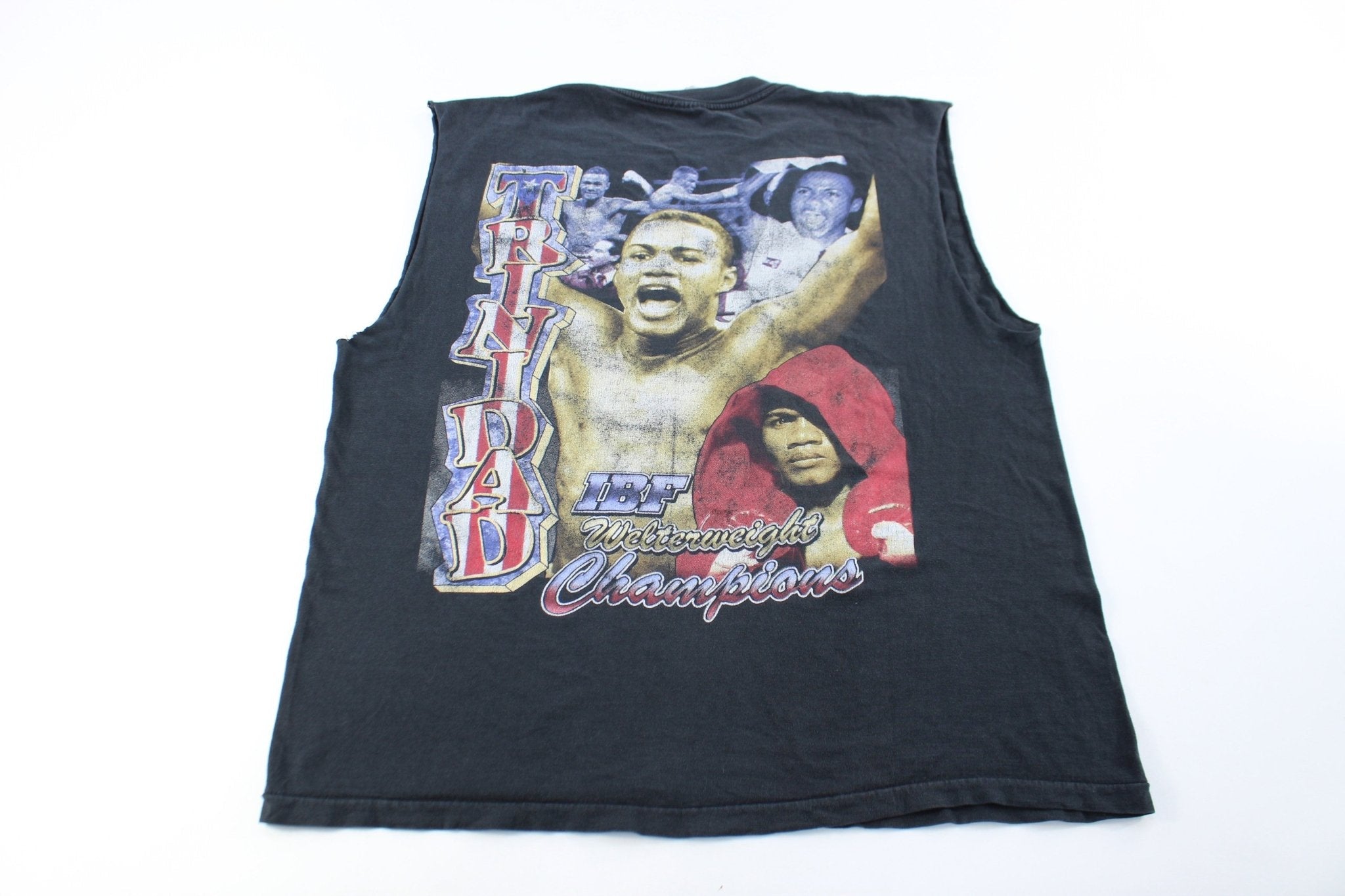 90's Felix Trinidad IBF Welterweight Champions Rap Tee Tank Top - Jerseys/Tanks - Thrifted Threads