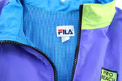 90's Fila Pro Beach Volleyball Windbreaker Jacket - ThriftedThreads.com