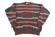 90's Florence Multipattern Knit Sweater - Sweater - Thrifted Threads