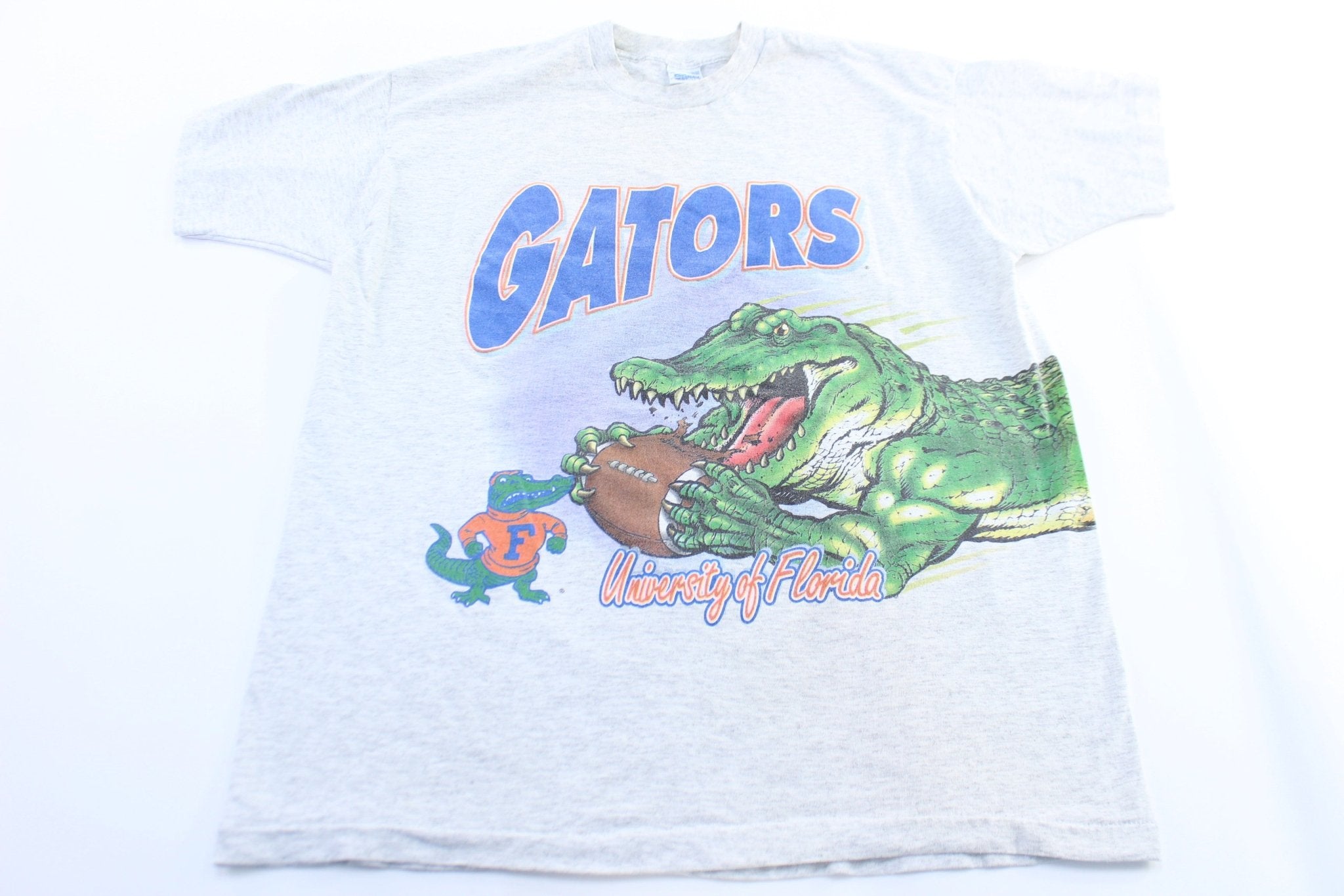 90's Florida Gators Salem Sportswear All Over Print T-Shirt - ThriftedThreads.com